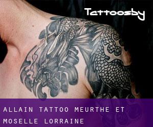 Allain tattoo (Meurthe et Moselle, Lorraine)
