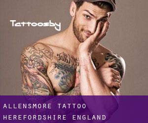 Allensmore tattoo (Herefordshire, England)