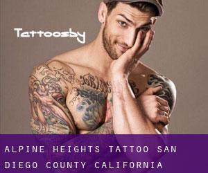 Alpine Heights tattoo (San Diego County, California)