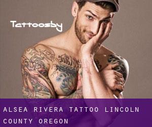Alsea Rivera tattoo (Lincoln County, Oregon)