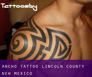 Ancho tattoo (Lincoln County, New Mexico)