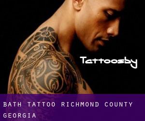 Bath tattoo (Richmond County, Georgia)