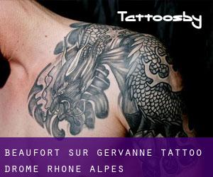 Beaufort-sur-Gervanne tattoo (Drôme, Rhône-Alpes)