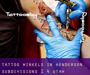 Tattoo winkels in Henderson Subdivisions 1-4 (Utah)