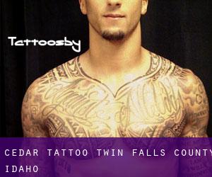 Cedar tattoo (Twin Falls County, Idaho)