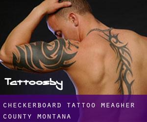 Checkerboard tattoo (Meagher County, Montana)