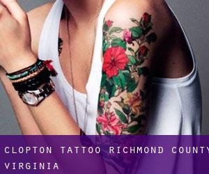 Clopton tattoo (Richmond County, Virginia)