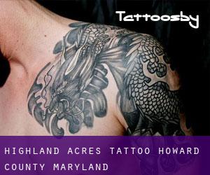 Highland Acres tattoo (Howard County, Maryland)