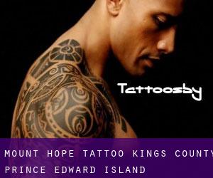 Mount Hope tattoo (Kings County, Prince Edward Island)
